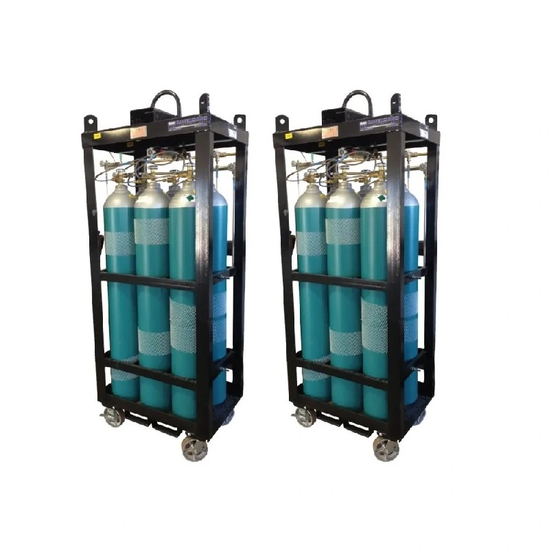 Khí Oxy công nghiệp 2.6 pallet nhóm chai 6x40L